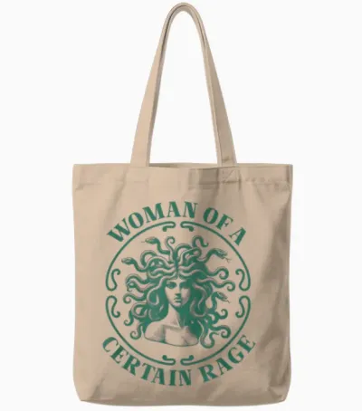 Die Frau Einer Gewissen Wut Medusa Tote Bags - Natural