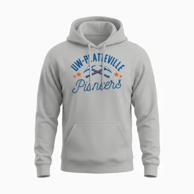 Uw-Platteville Pioneers Unisex Hoodie - Ash