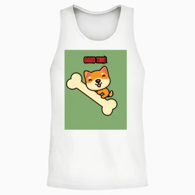 Good Time Unisex Tank Top - White
