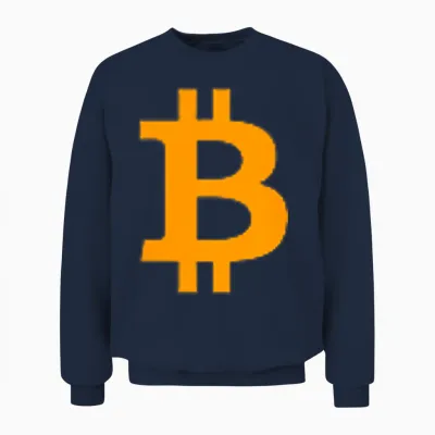 Hodl Bitcoin Btc Cryptocurrency Satoshi Clothing #bitcoin T-Shirt, Black Unisex Sweatshirt - Navy