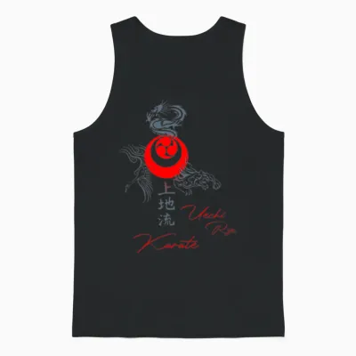 Uechi Ryu Karate Elements Unisex Tank Top - Black