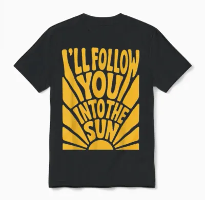 Graphique Rétro Des Années 90 « I 'll Follow You into the Sun Summer » Unisex T-Shirt - Black