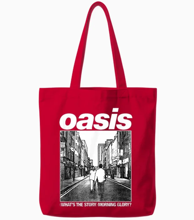 Oasis Amazon Exclusive Wtsmg in Navy Tote Bags in Red