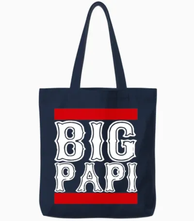 Big Papi David Ortiz Boston Red S Ox World Series Tote Bags - Navy
