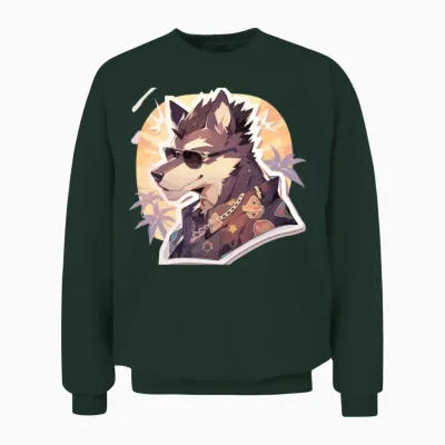 Dogs Pet Dog Owner Dog Lover Animal Unisex Sweatshirt - Forest