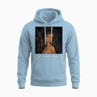 Ya'll Need Jesus Disgusted Face Christian Funny Unisex Hoodie - Light Blue