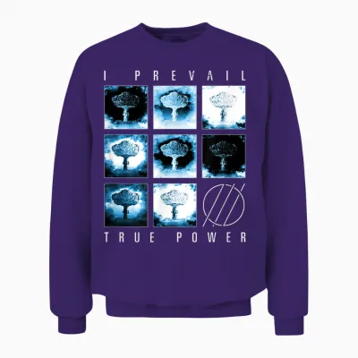 I Prevail - Offizieller Merchandise - True Power Cloud Unisex Sweatshirt - Purple