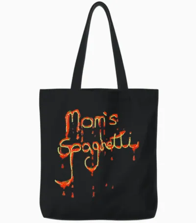 Mom's Spaghetti Tote Bags - Black