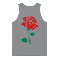 Rose Unisex Tank Top - Sport Grey – 1