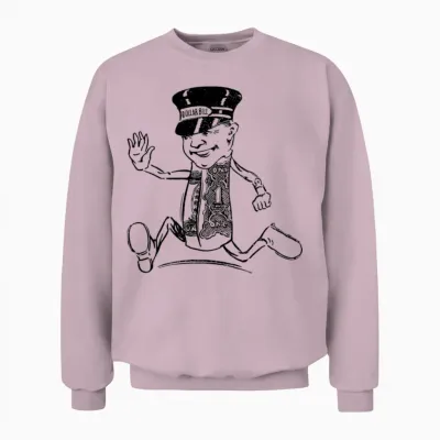 Dollar Bill Unisex Sweatshirt - Light Pink