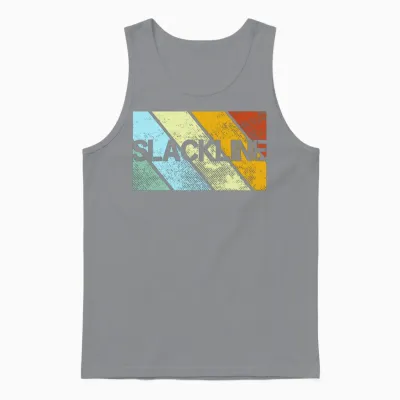 Slackline Retro Unisex Tank Top - Sport Grey