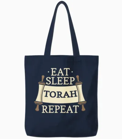 Funny Jew Isreal Tote Bags - Navy
