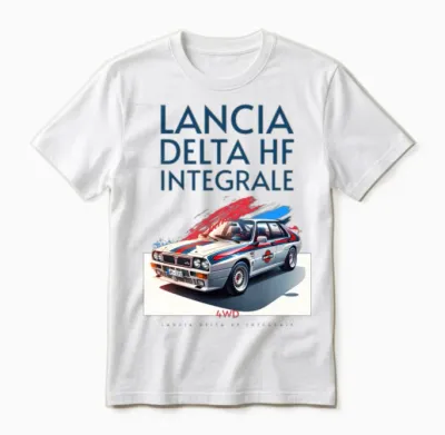Retro Delta Rally Unisex T-Shirt - White
