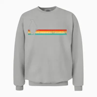 Penguin Retro Unisex Sweatshirt - Ash