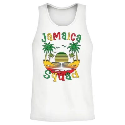 Jamaica Vacation Squad Trip Matching Family Reunio Unisex Tank Top - White