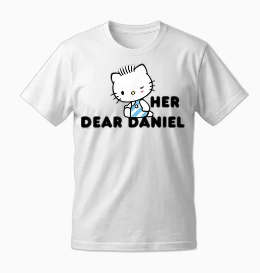Hello Kitty and Dear Daniel Couples Unisex T-Shirt - White