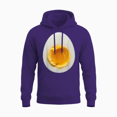 Deviled Egg Costume Halloween Unisex Hoodie - Purple