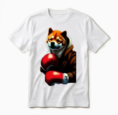 The Shiba Inu Boxer No. 1 Unisex T-Shirt - White
