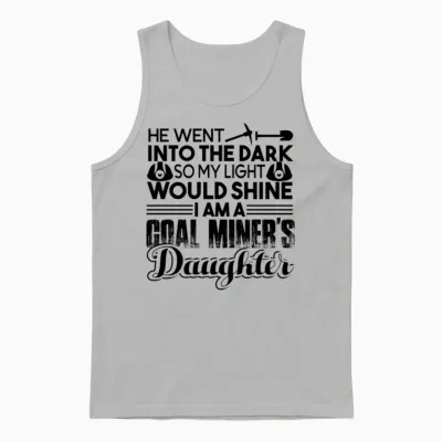 Coal Miner Unisex Tank Top - Ash