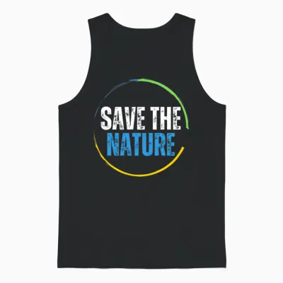 Save the Nature Unisex Tank Top - Black