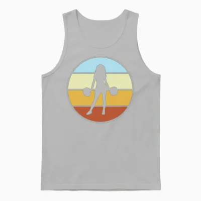 Cheerleading Retro Unisex Tank Top - Ash