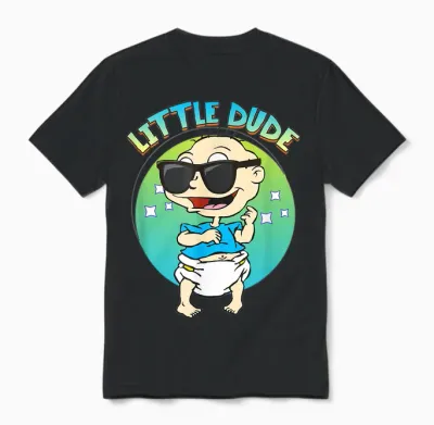 Tommy Pickles - Little Dude Unisex T-Shirt - Black