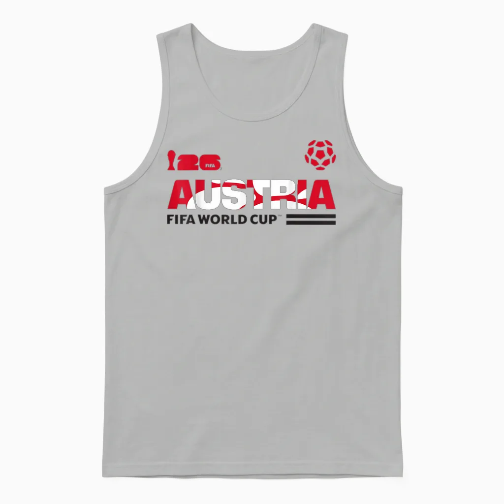 Fifa World Cup26 Qualifier österreich Unisex Tank Top in Ash
