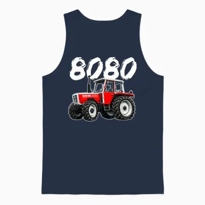 Steyr Austria Laster Landwirtschaft Trecker 8080 Traktor Unisex Tank Top - Navy
