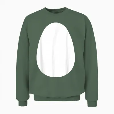 Penguin Costume Belly Animal Costume Carnival Unisex Sweatshirt - Military Green