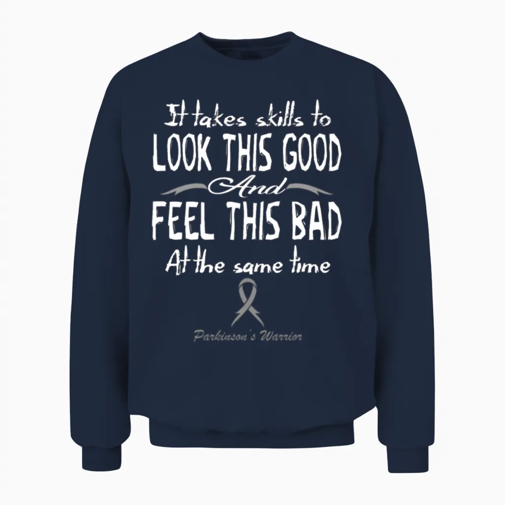 Parkinson's Awareness Unisex Sweatshirt in Navy