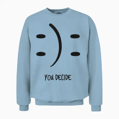 Cool Stuff Teenager Girls Boys Trendy Slogan Funny T-Shirt, Gray Unisex Sweatshirt - Light Blue