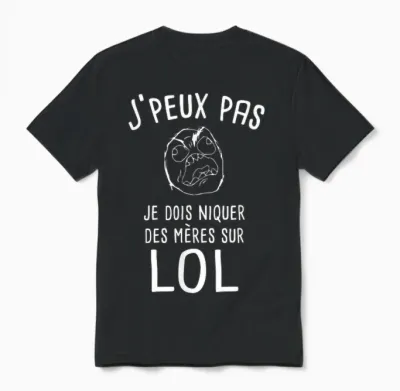 I Can't League of Legend Funny Gift Lol Gamer Geek T-Shirt, Black, S Unisex T-Shirt - Black