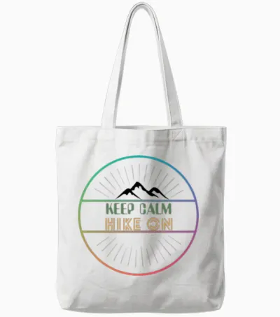 Hike On Tote Bags - White