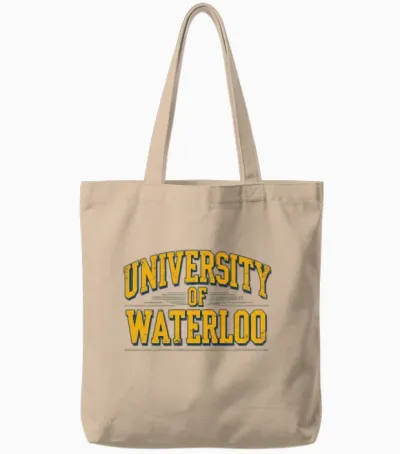 University of Waterloo Tote Bags - Natural