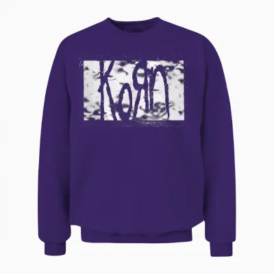 Korn Gritty Logo Unisex Sweatshirt - Purple