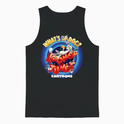 Looney Tunes Cartoons Unisex Tank Top - Black