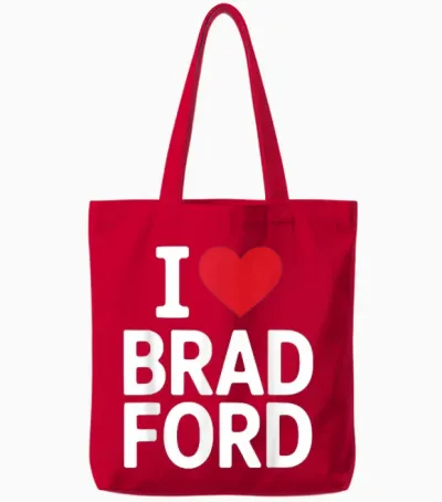 Souvenir De La Série I Love Bradford Pour Hommes, Femmes, Enfants Tote Bags - Red