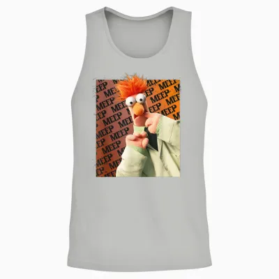 The Muppets Beaker Unisex Tank Top - Ash