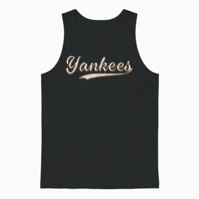 Yankees Vintage Retro Style Tee, Classic 70s & 80s Yankees Unisex Tank Top - Black