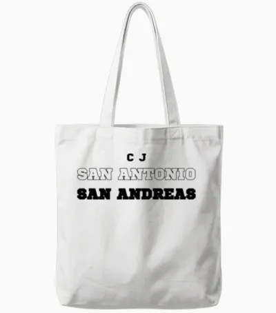 San Antonio Tote Bags - White