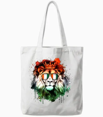 Ivory Coast Tote Bags - White