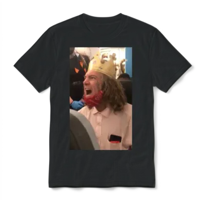 Burger King Guy Unisex T-Shirt - Black