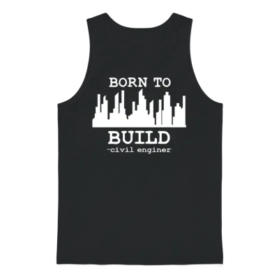 Civil Engineer Unisex Tank Top - Black