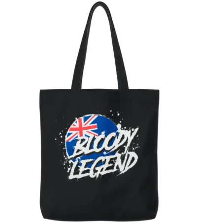 Bloody Legends Australia Tote Bags - Black