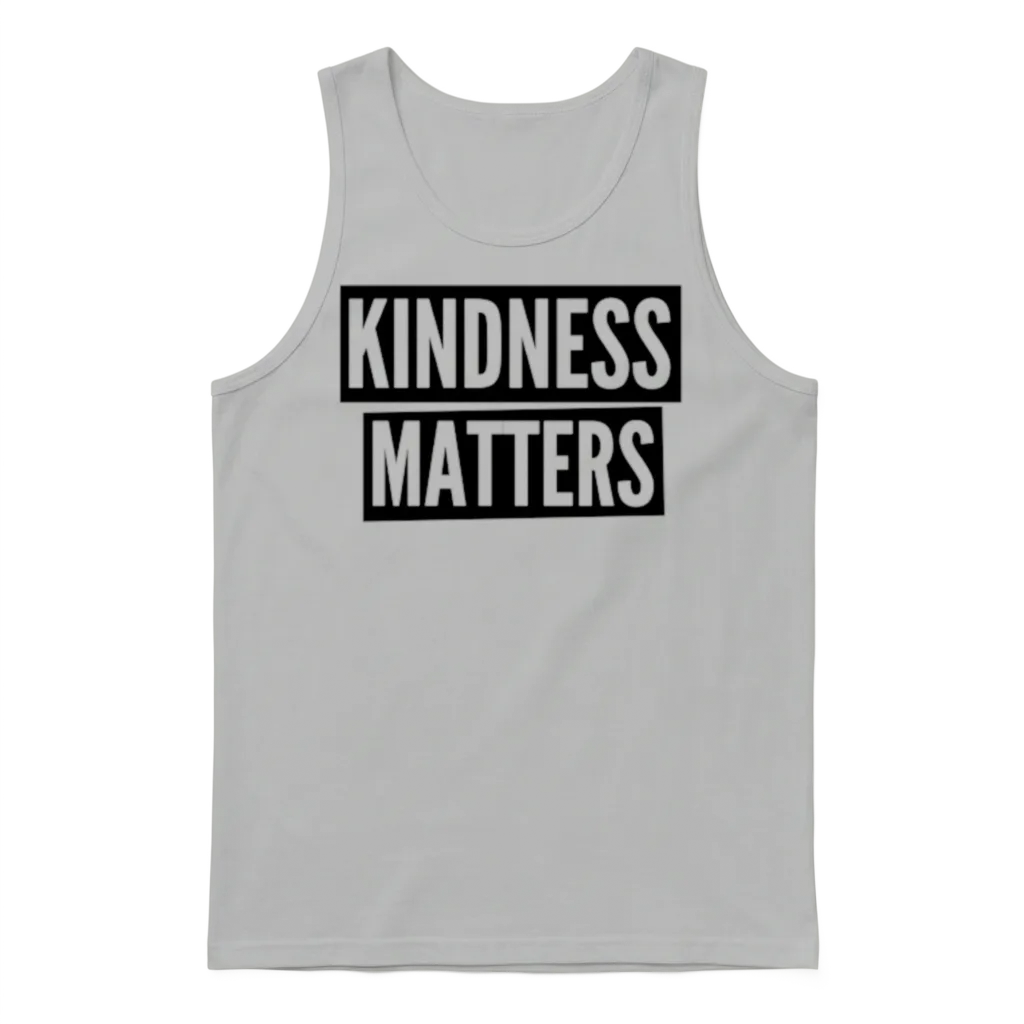 Kindness, Choose Kindness Unisex Tank Top - Ash