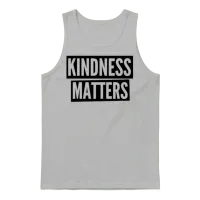 Kindness, Choose Kindness Unisex Tank Top - Ash – 1