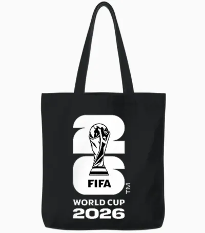 Fifa World Cup26 Bosnia Herzegovina Country Ball Tote Bags - Black
