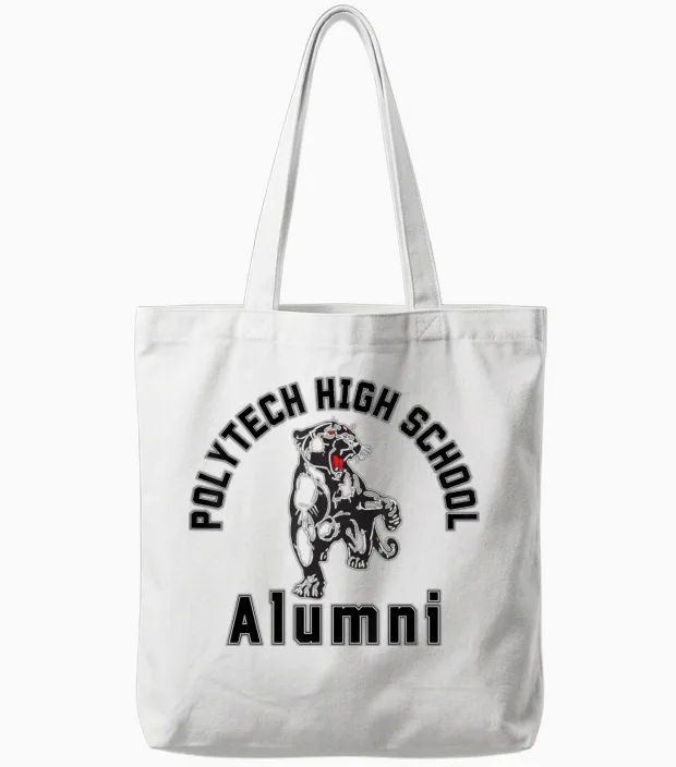 Polytech High School Alumni - & Graduation Tote Bags in White