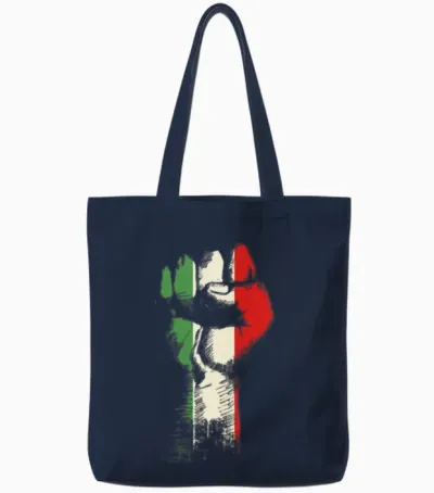 Italy Tote Bags - Navy