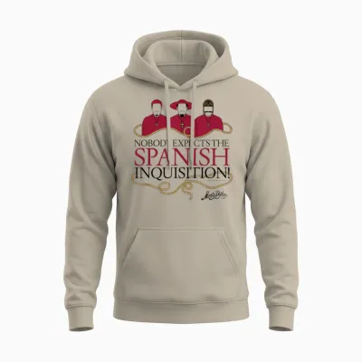Monty Python Spanische Inquisition Seilkunst Unisex Hoodie - Sand
